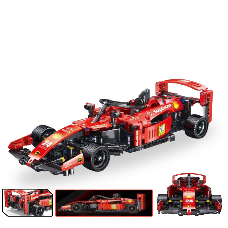 Building Block Racing Car