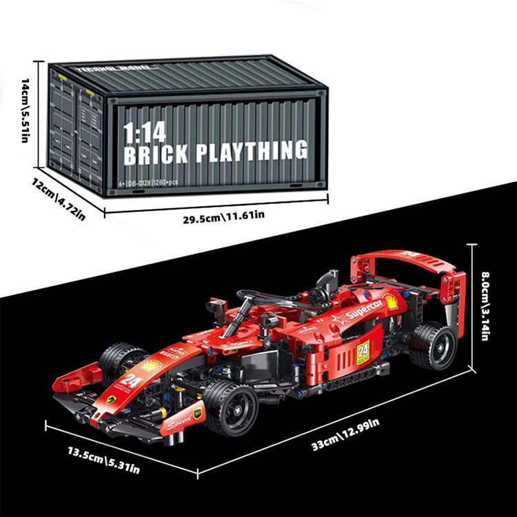 Building Block Racing Car