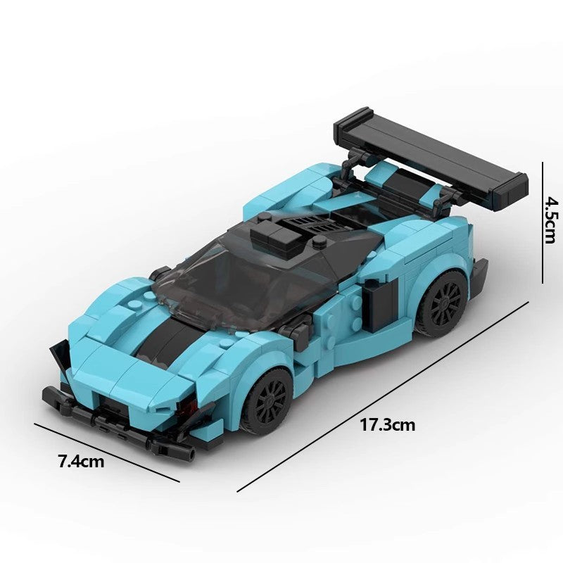 Building Blocks Compatible With 8-grid Cars For Men