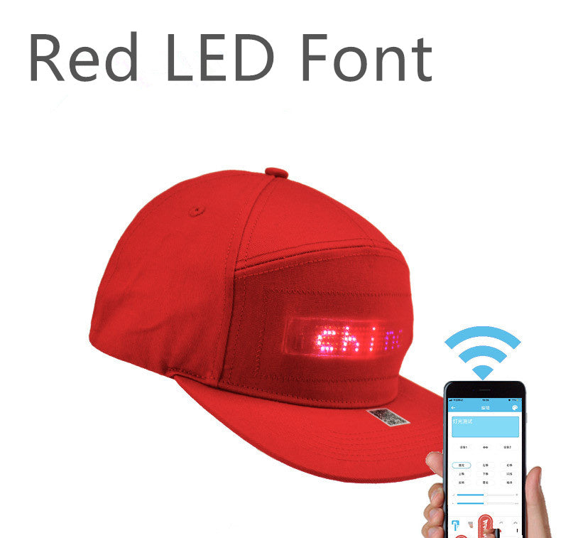 LED display luminous hat