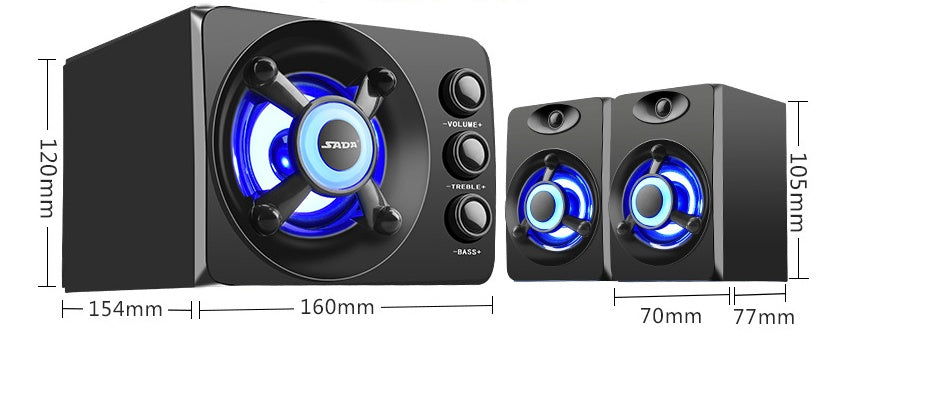 Desktop home speakers