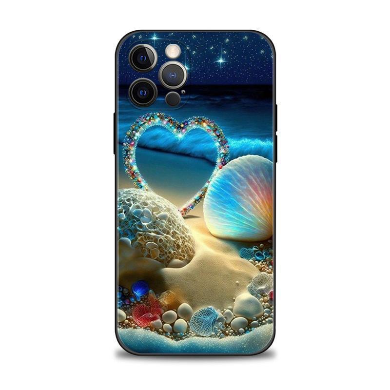 Back Cover Painted Drop-resistant Beach Phone Case