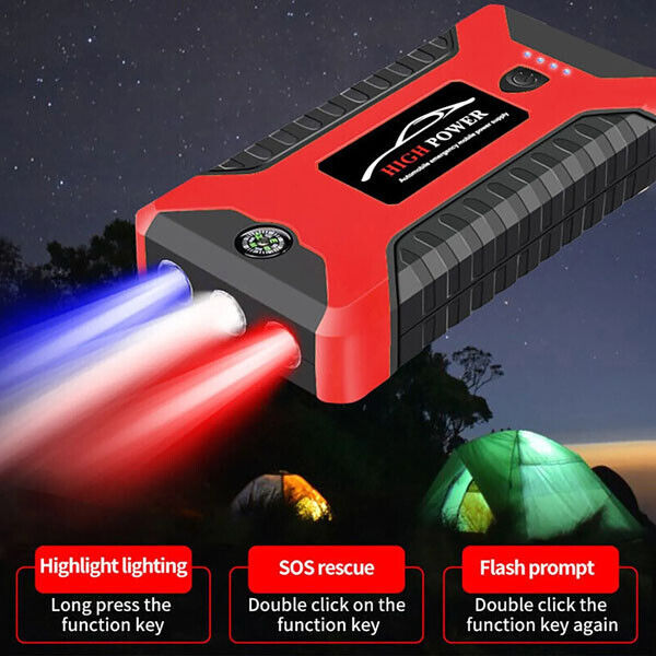 12V Car  Starter Pack Booster Battery Charger Emergency Power Bank UK