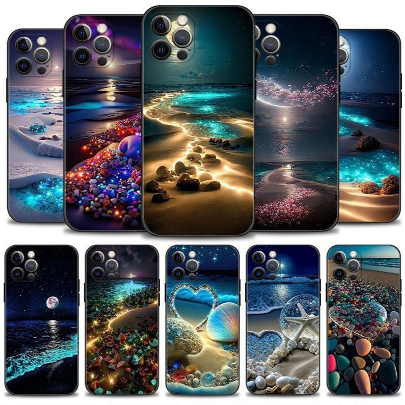 Back Cover Painted Drop-resistant Beach Phone Case