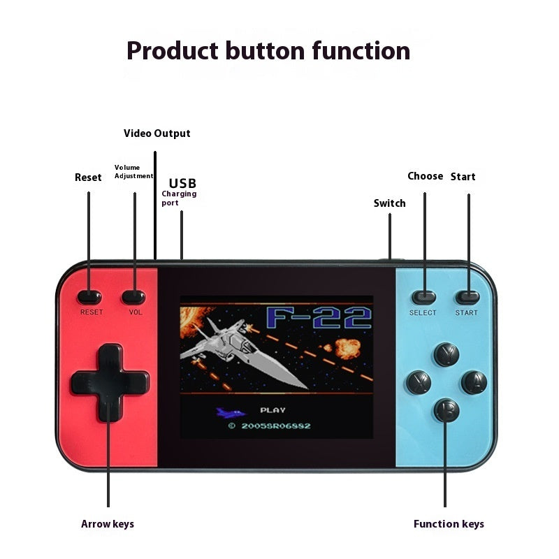 Retro Children's Toy Educational Mini Handheld Game Machine