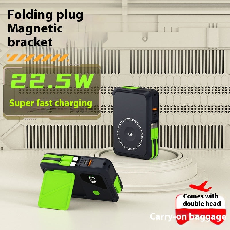 AC Folding Plug Wall Plug Power Bank