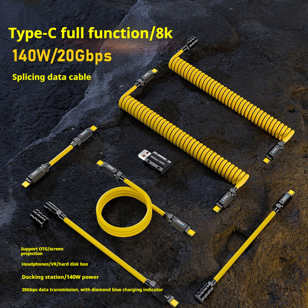 Full-featured Splicing Fast Charge Data Cable