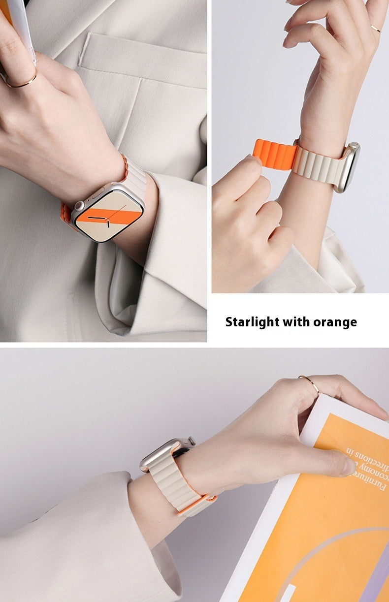 Band Silicone Magnetic Watch Strap