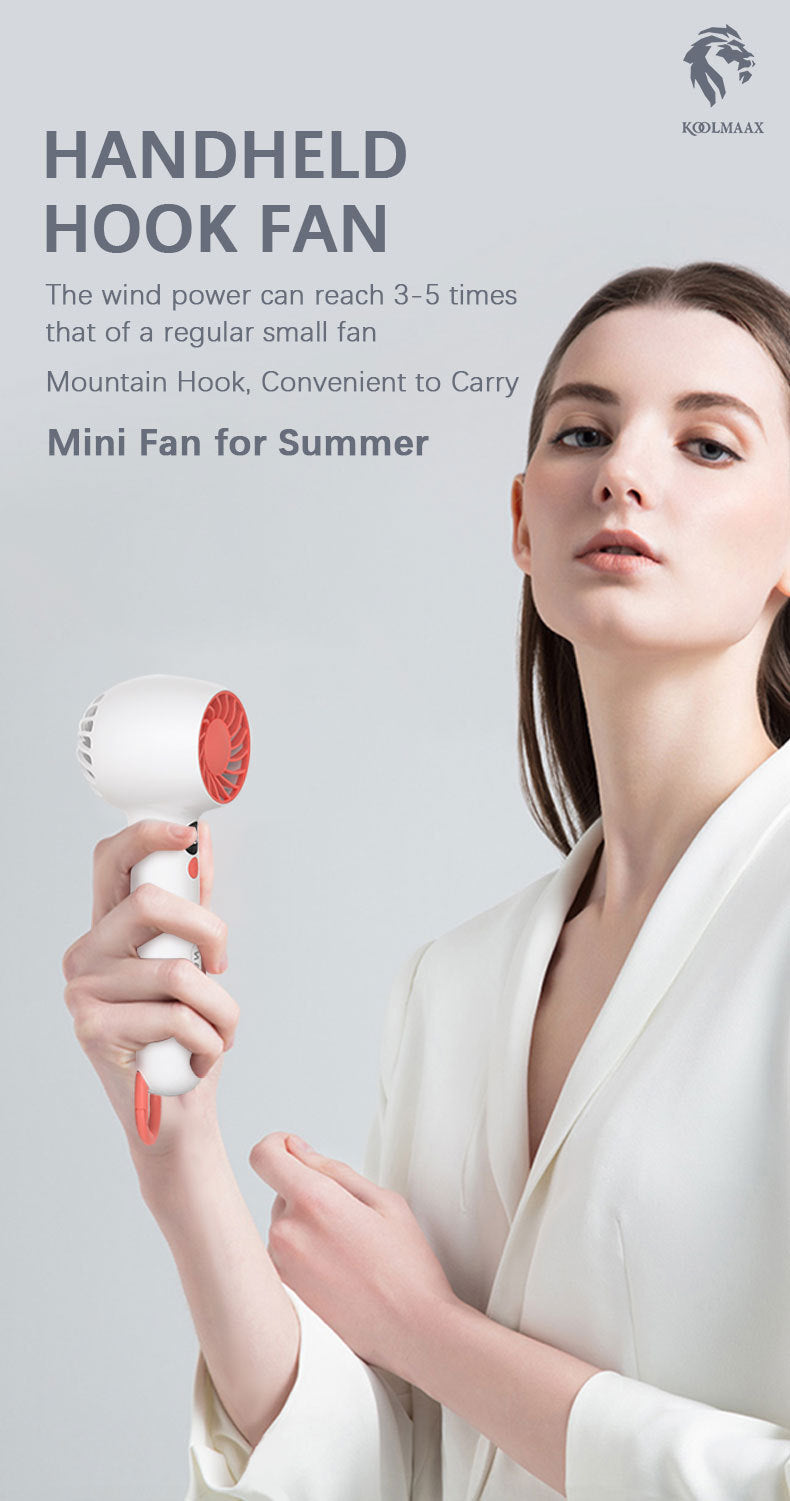 2023 Koolmaax New Fashion Portable Small Fan, Cool EssentialIn Summer, Bring Mini Fans To Enjoy The Cool Breeze At Any Time, Indoor And Outdoor